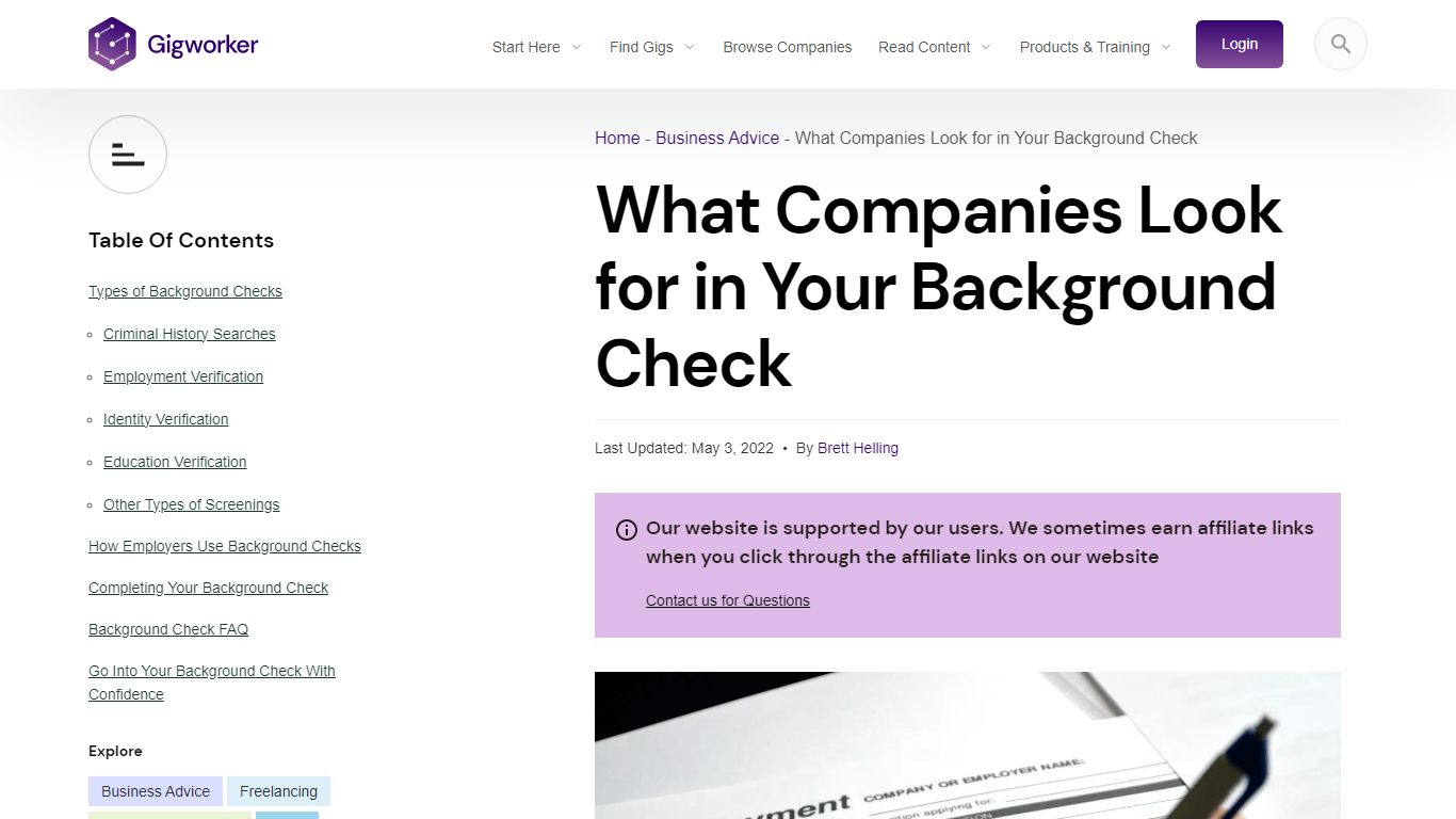 What Companies Look for in Your Background Check